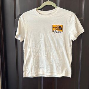 The North Face Athletes kids graphic t-shirt with adaptive athlete Vasu Sojitra